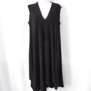 Joseph Ribkoff Black Swing Casual Pullover A Line Tent Dress Size 10